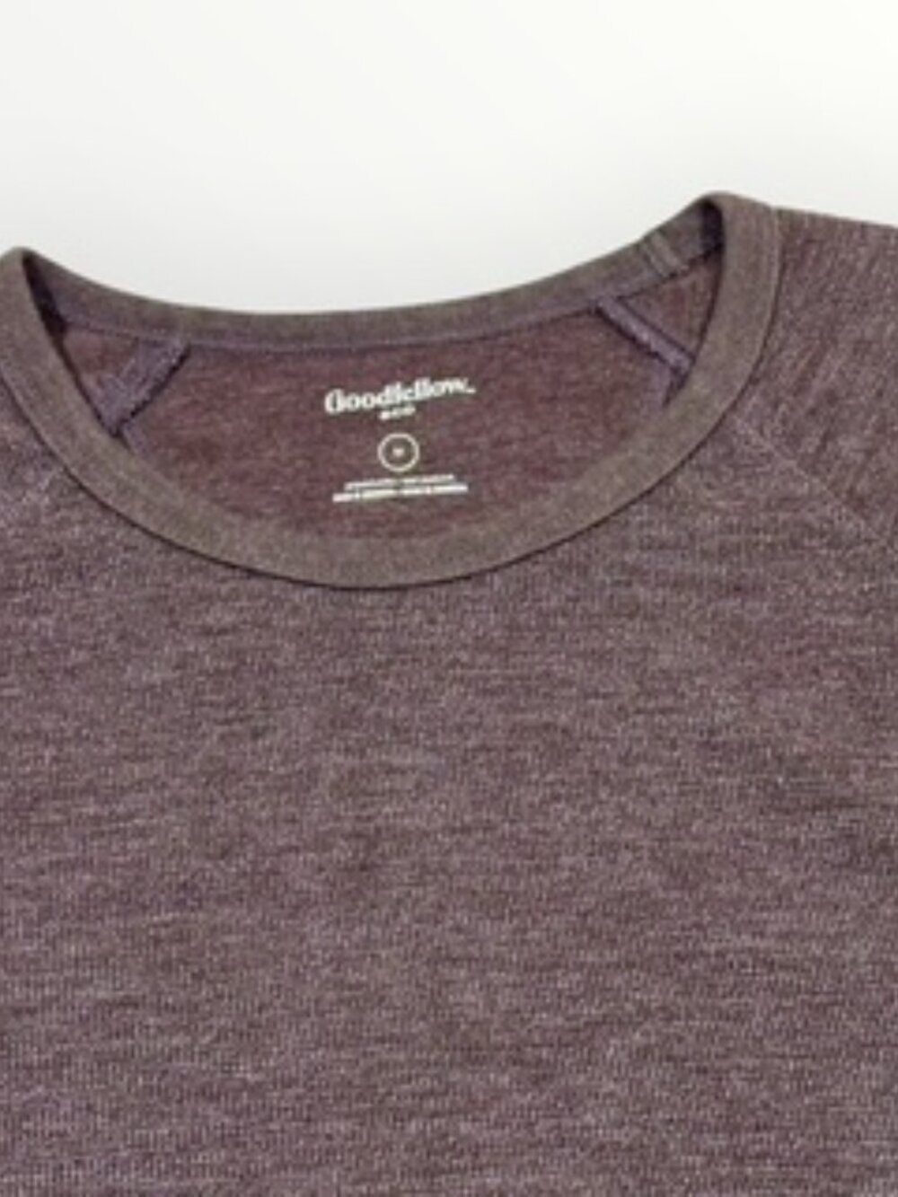Goodfellow & Co. Mens Sweater Shirt Long Sleeve Crew Neck Brown Standard Size M - Picture 3 of 12